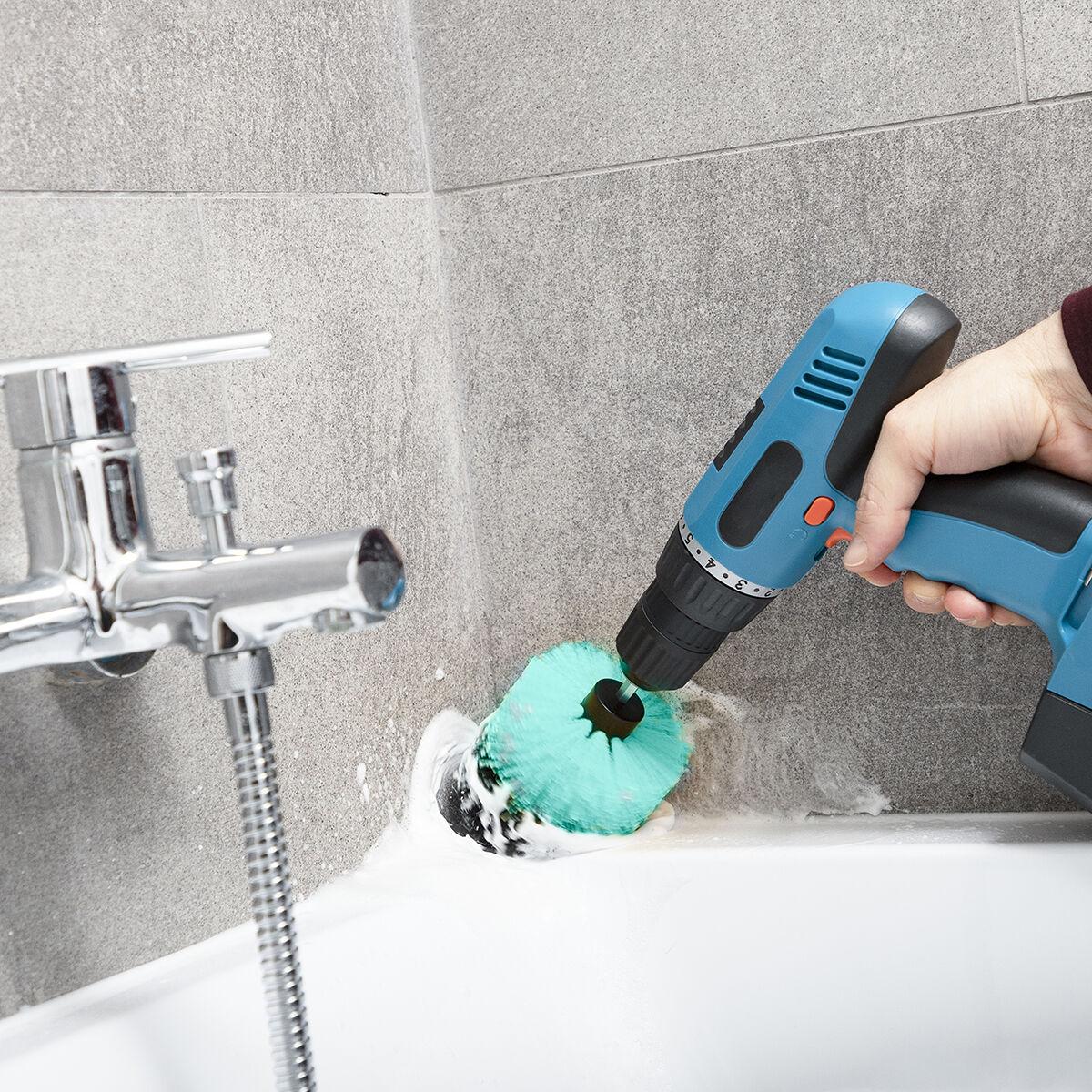 Set de Cepillos de Limpieza para Taladro Cyclean InnovaGoods 3 Piezas