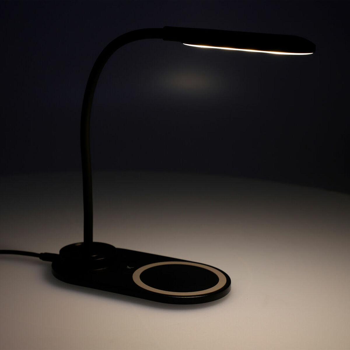 Lámpara LED con Cargador Inalámbrico para Smartphones KSIX 5W-10W