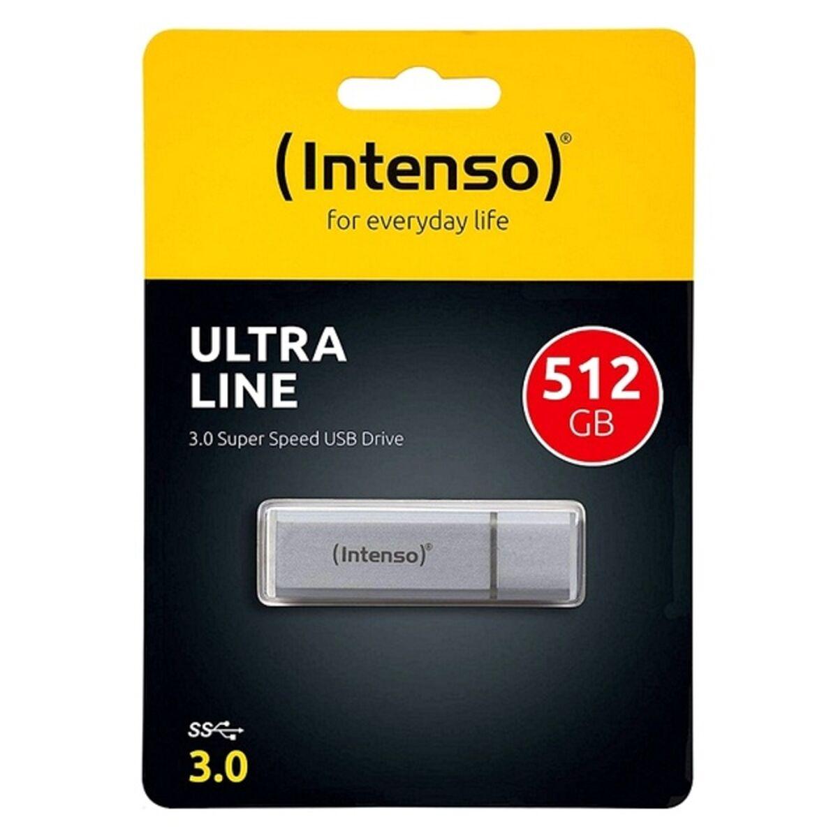 Pendrive INTENSO 3531493 512 GB USB 3.0 Plateado Plata 512 GB Memoria USB