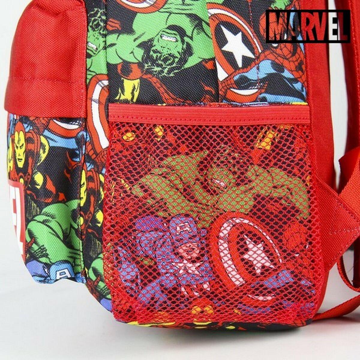 Mochila Escolar The Avengers Rojo