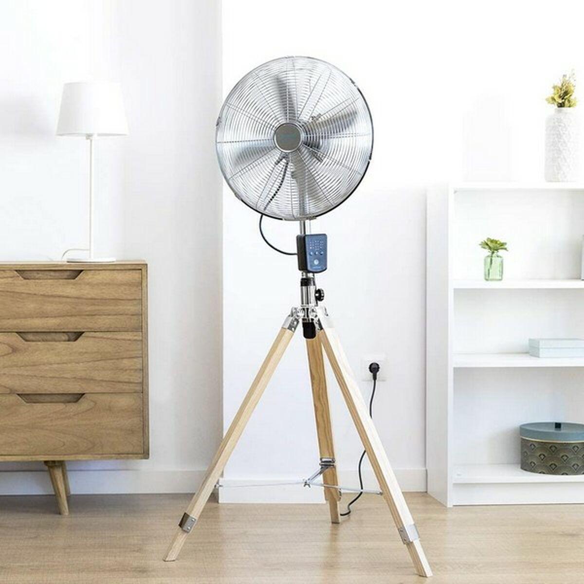 Ventilador de Pie Cecotec Force Silence 1600 Woody Smart Ø 40 cm 50W Madera