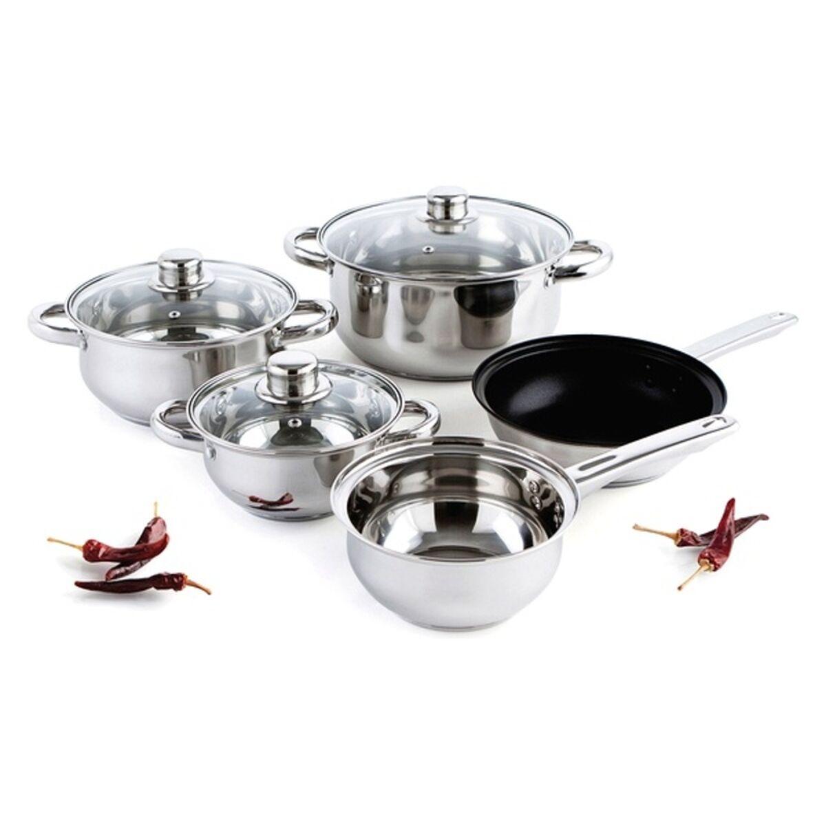 Batería de Cocina Quid Bochum Acero Inoxidable (5 pcs)