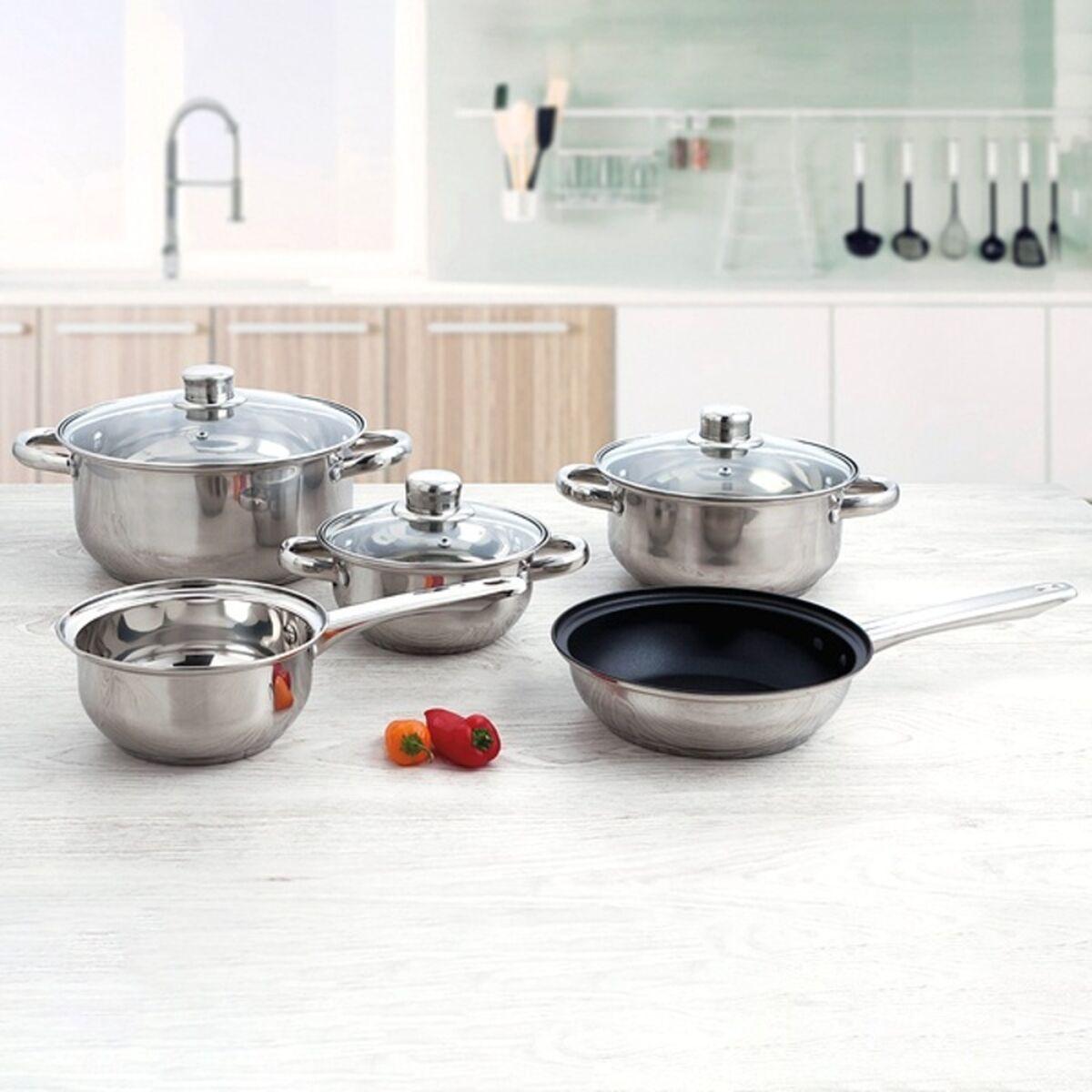 Batería de Cocina Quid Bochum Acero Inoxidable (5 pcs)