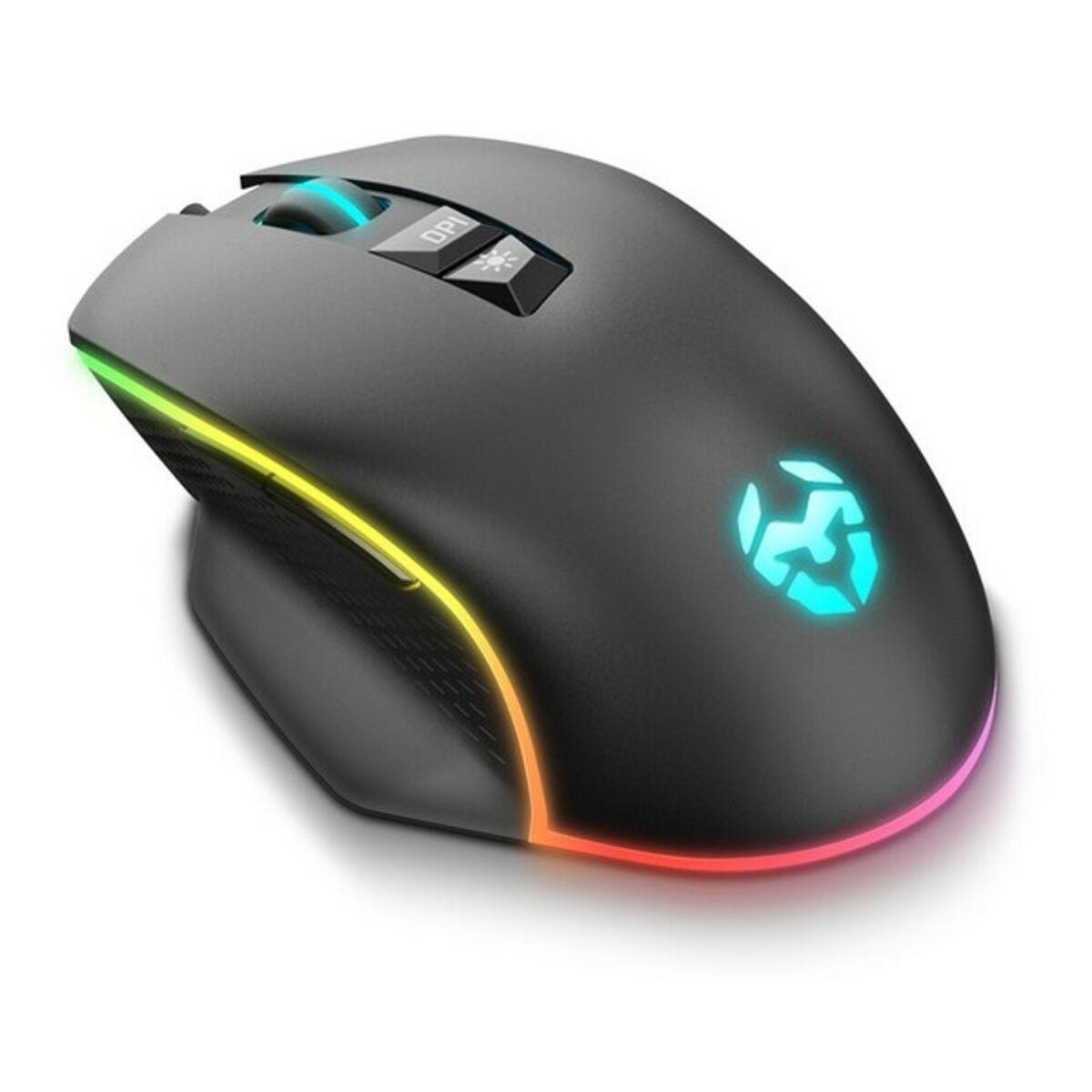 Ratón Gaming con LED Krom Keos 6400 dpi RGB