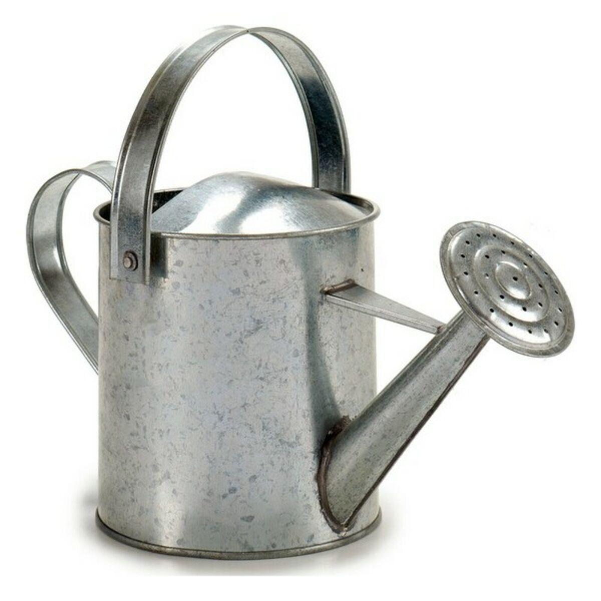 Regadera decorativa Plateado Zinc (17 x 17,5 x 35 cm)