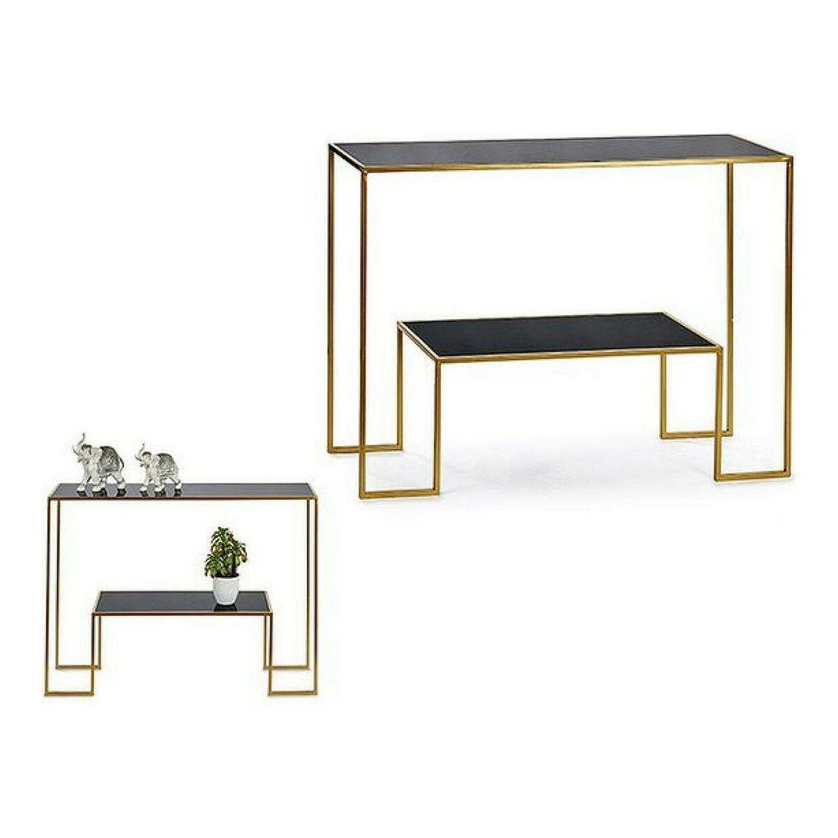 Recibidor Gift Decor BIG-S3605005 Negro Dorado