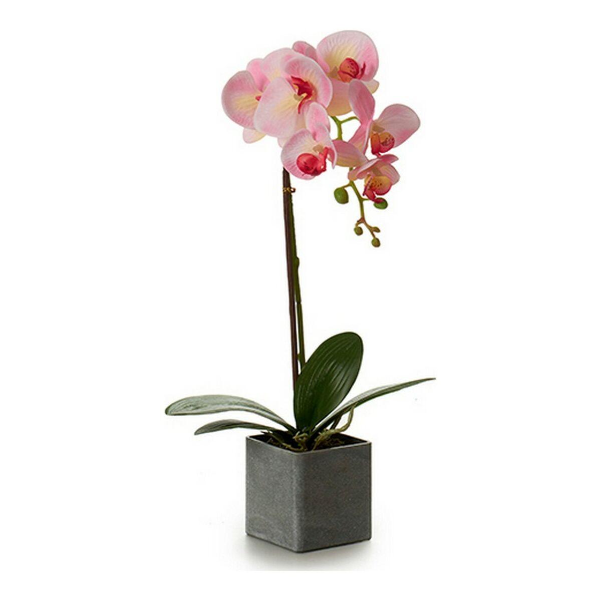 Planta Decorativa Ibergarden Plástico Orquídea 15 x 43 x 18 cm