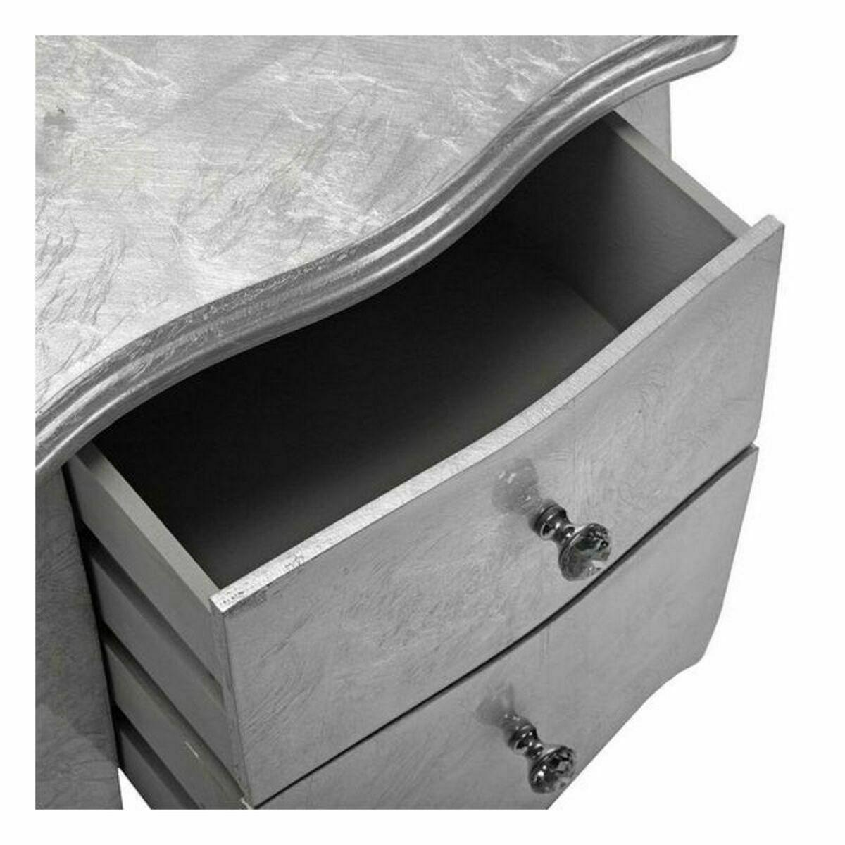 Mesa auxiliar Silver Versa Cagliari         35 x 71 x 40 cm Plateado