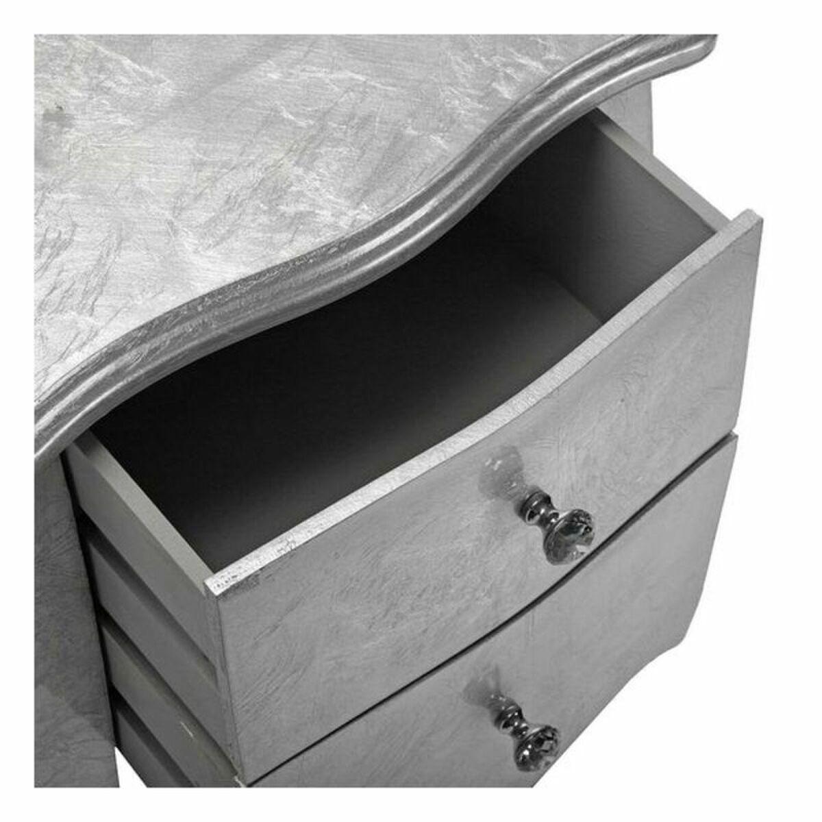 Mesa auxiliar Silver Versa Cagliari Madera Madera MDF y Madera de abeto (35 x 71 x 40 cm)