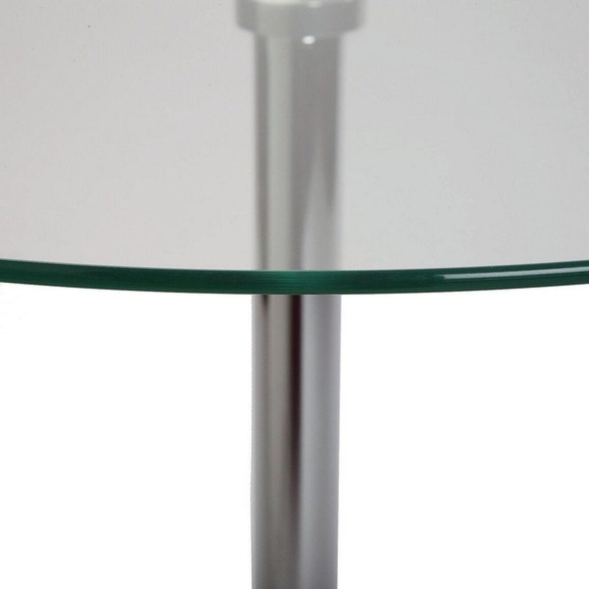 Mesa auxiliar Versa 18790070         50 x 56 x 50 cm Plateado