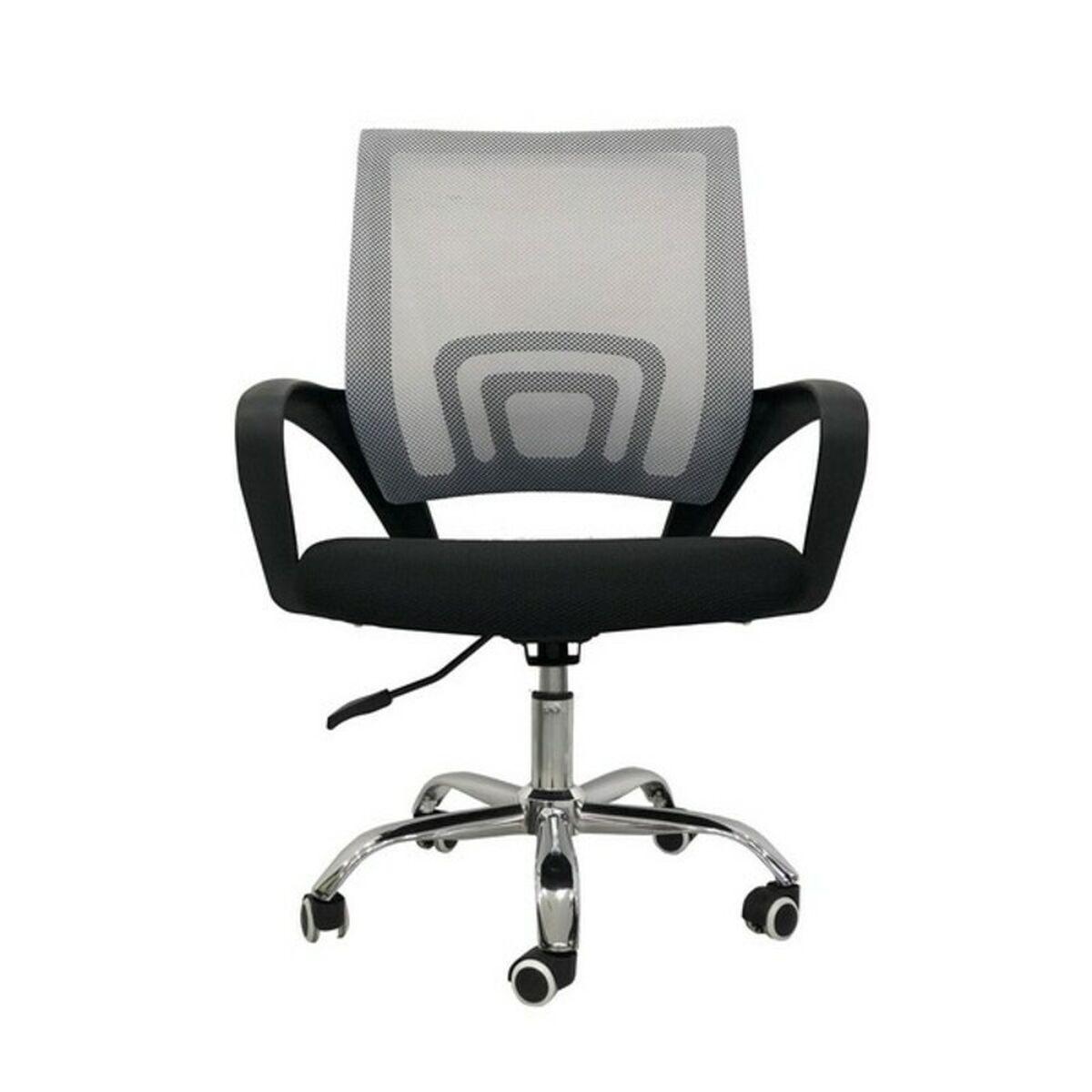 Sillón de Oficina Versa Negro Gris 51 x 58 cm