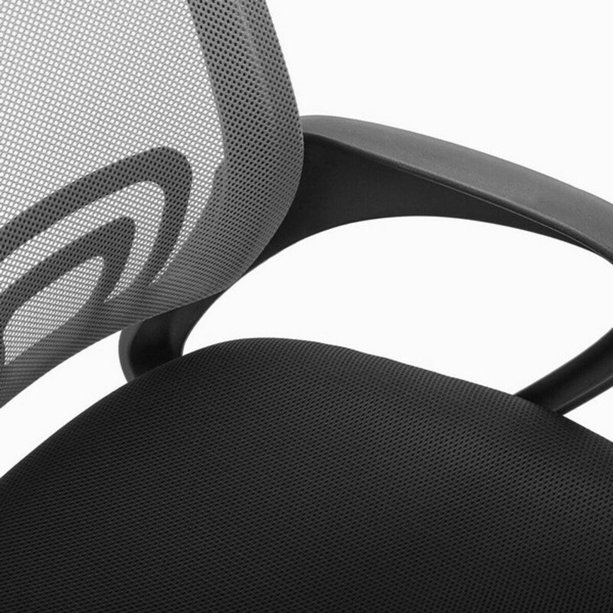 Sillón de Oficina Versa Negro Gris 51 x 58 cm