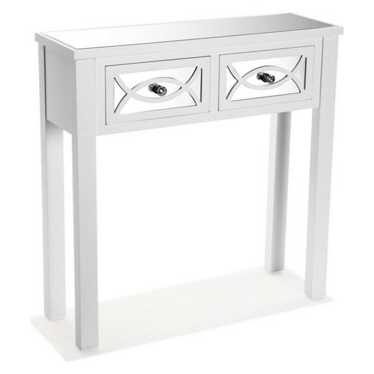Recibidor con 2 Cajones Versa VS-21600041 Madera Madera de abeto Madera MDF 25 x 78 x 78 cm