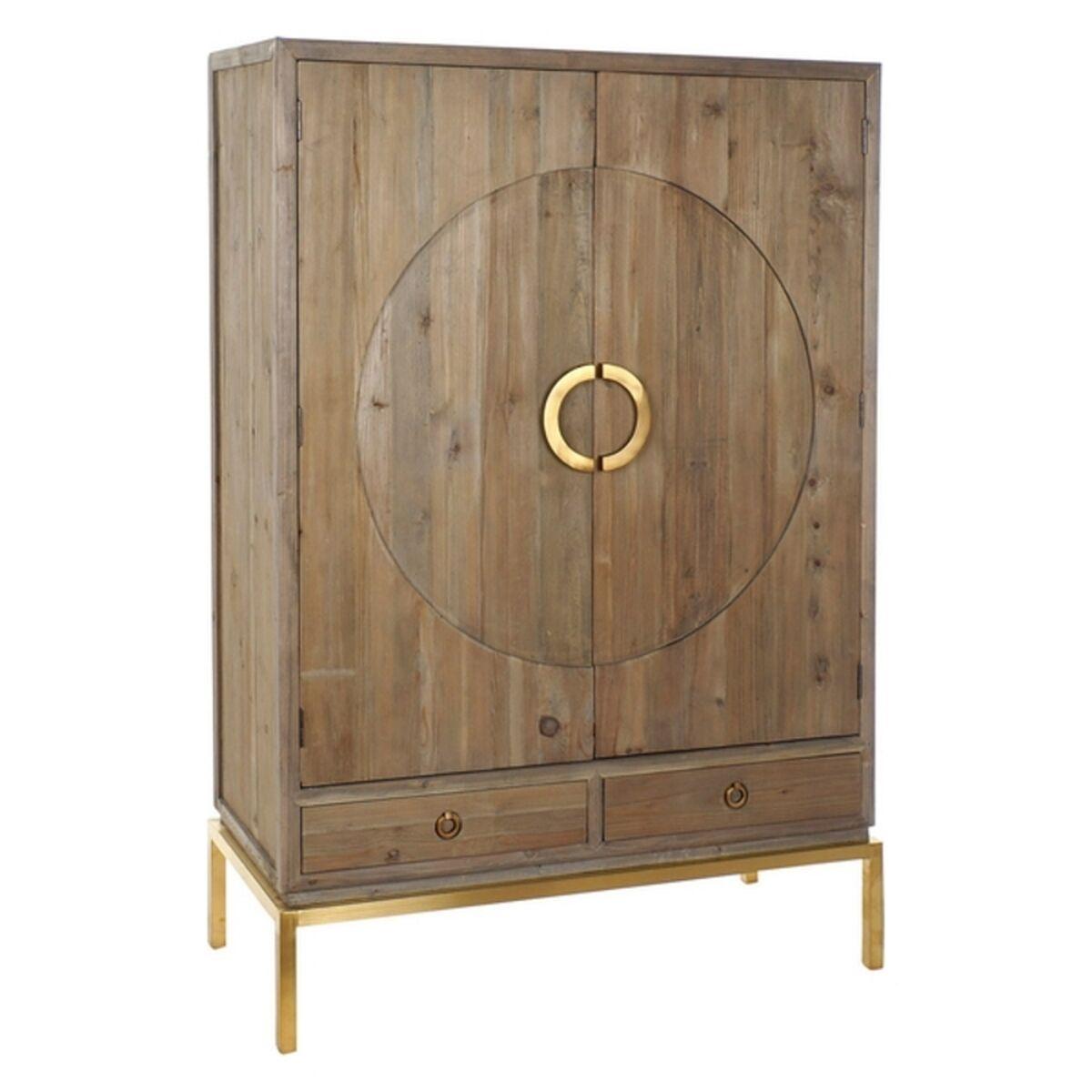 Armario DKD Home Decor MB-162823 Marrón Dorado Metal Álamo 120 x 50 x 175 cm