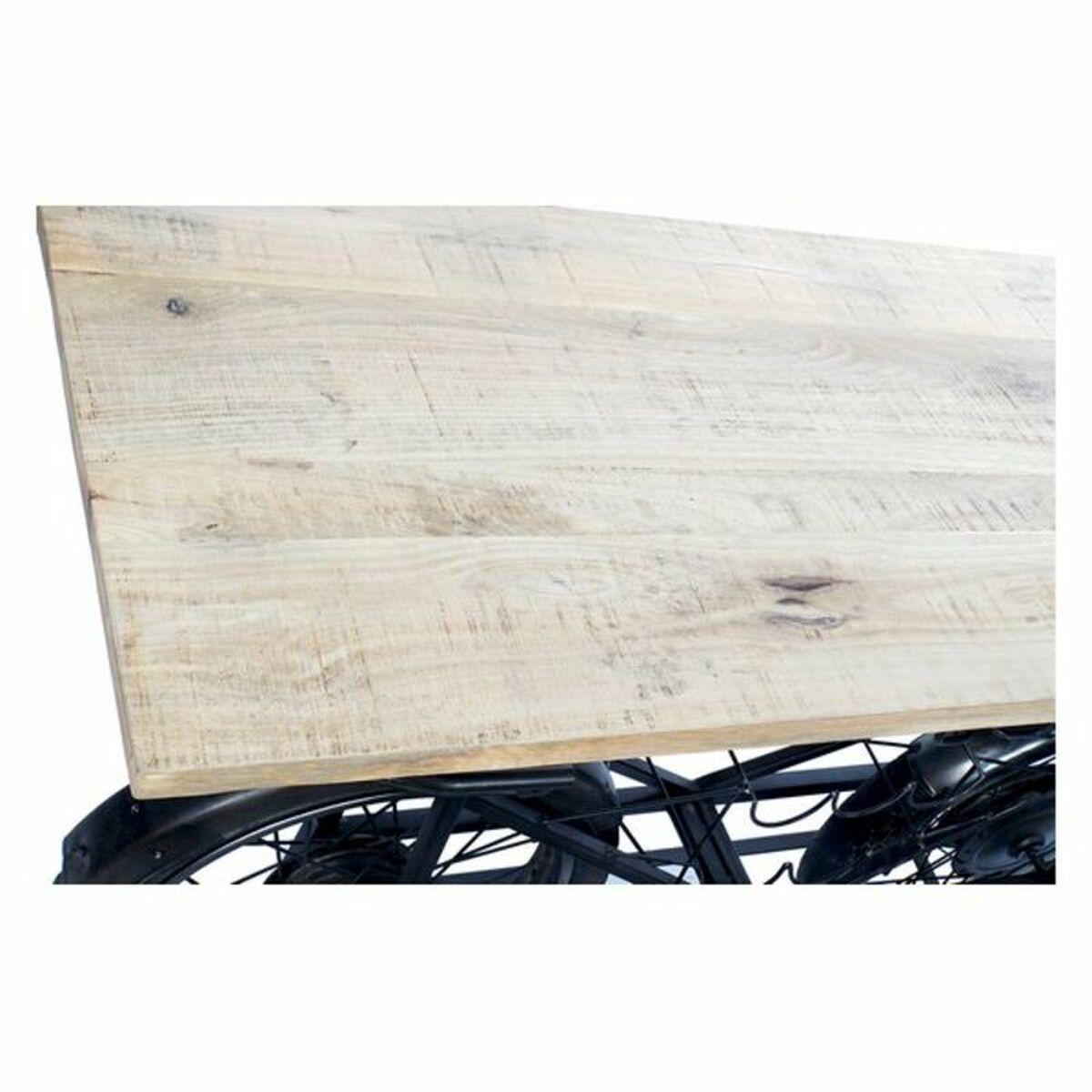 Botellero DKD Home Decor MB-161865 Metal Caucho Madera de mango Negro Natural 155 x 56,5 x 96,5 cm