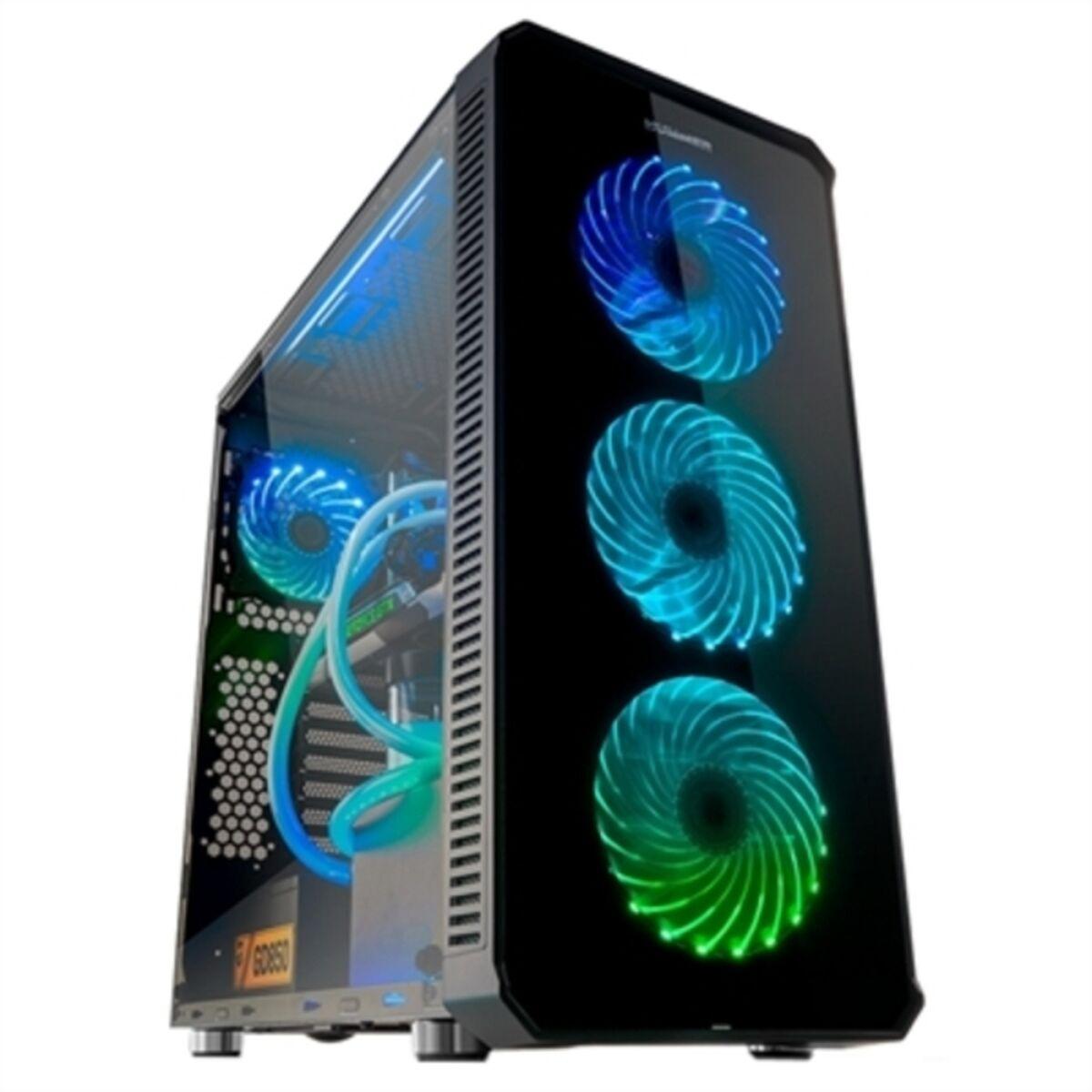 Caja Semitorre Micro ATX / Mini ITX / ATX Nox-Xtreme Hummer TGM Negro
