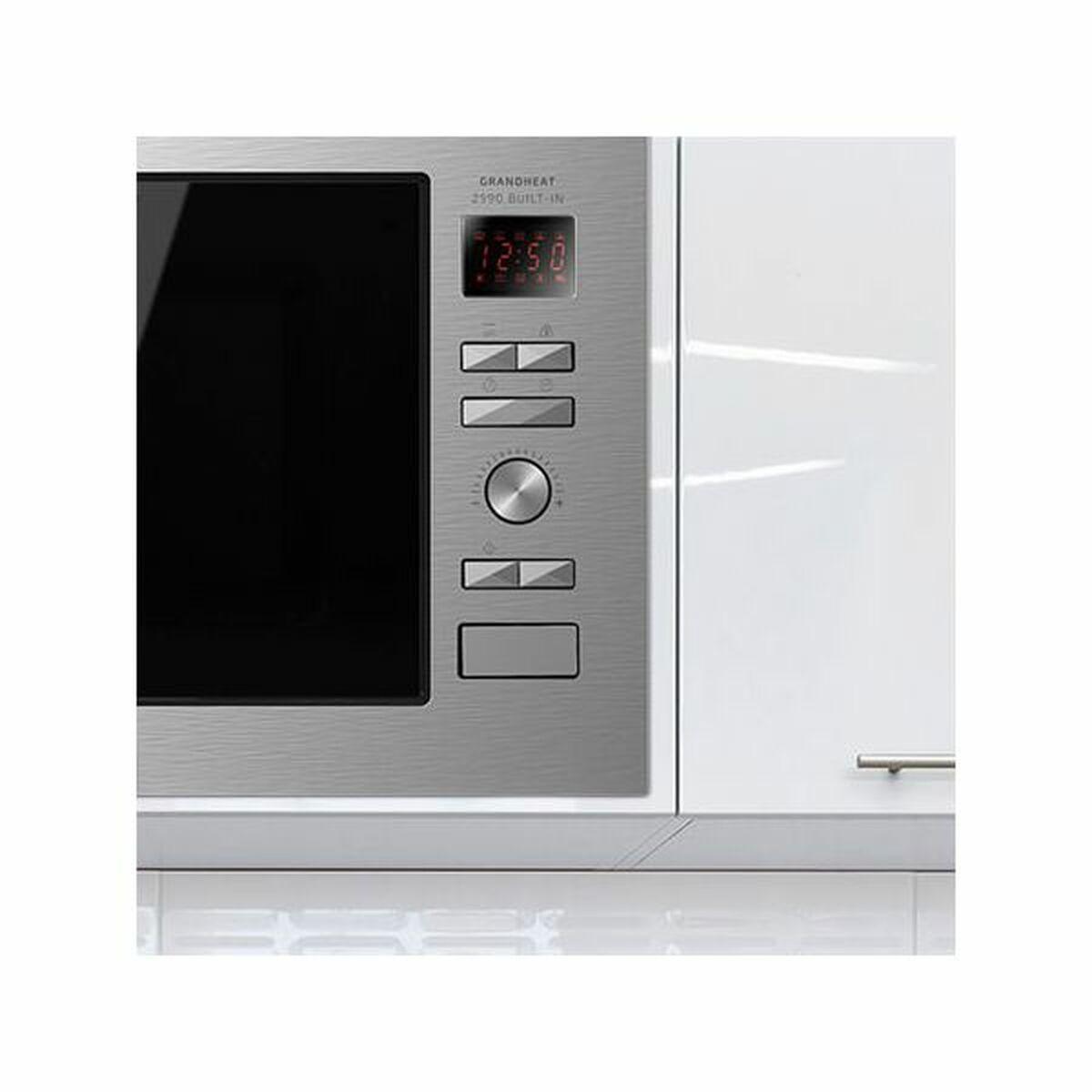 Microondas Integrable Cecotec GrandHeat 2590 Built-in SteelBlack 25 L 900 W
