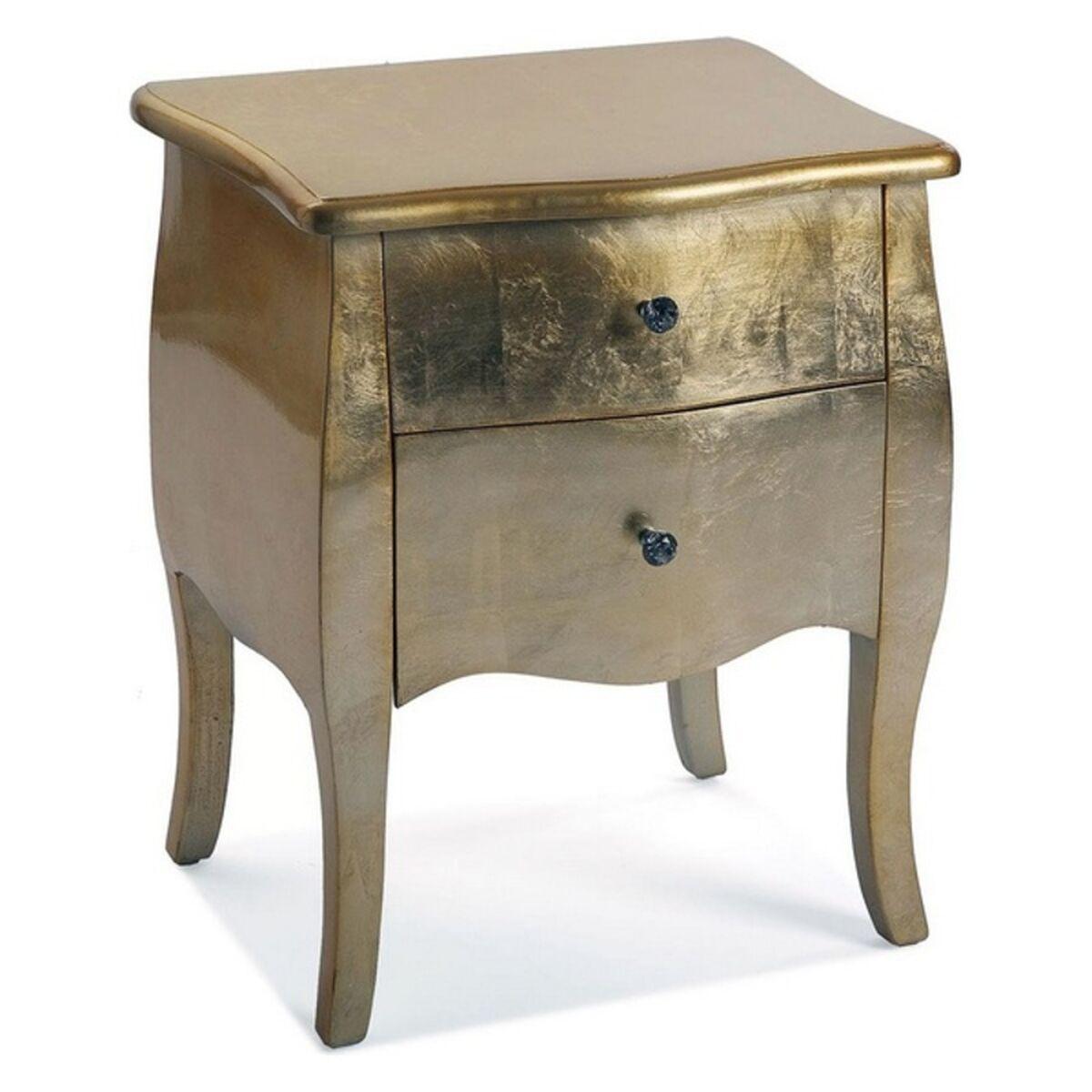 Mesita de Noche Versa Cagliari Madera MDF y Madera de abeto (39 x 60 x 50 cm)