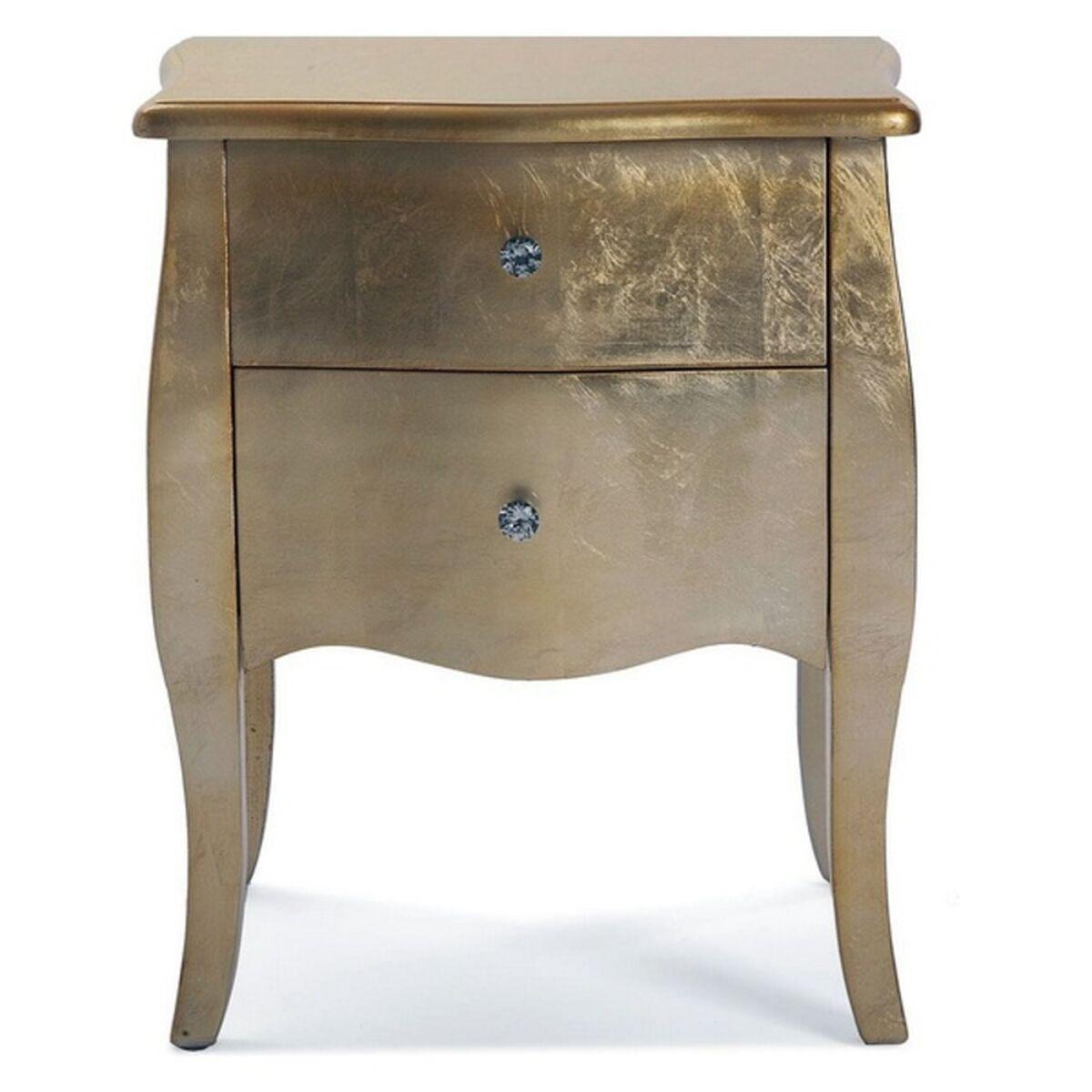 Mesita de Noche Versa Cagliari Madera MDF y Madera de abeto (39 x 60 x 50 cm)