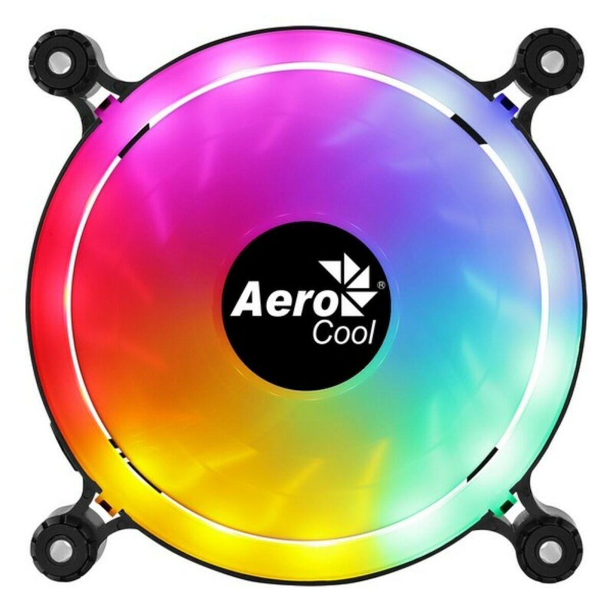 Ventilador de Caja Aerocool Spectro 12 FRGB 1000rpm (Ø 12 cm) RGB Ø 12 cm