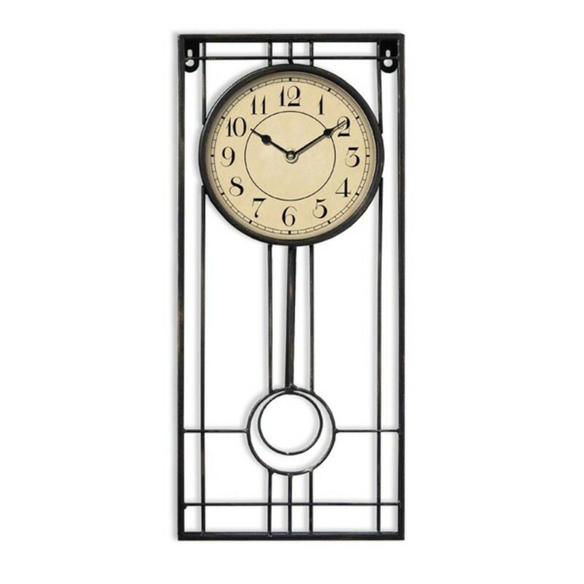Reloj de Pared Versa Metal (4,5 x 45 x 20 cm)