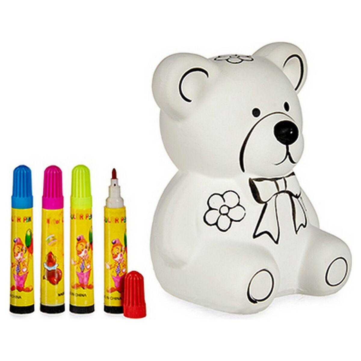 Hucha para Pintar Cerámica Blanco