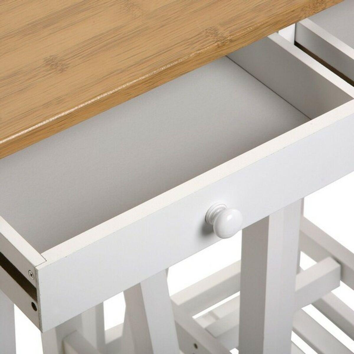 Conjunto de Mesa con 2 Sillas Abatible (39,5 x 84 x 86 cm)