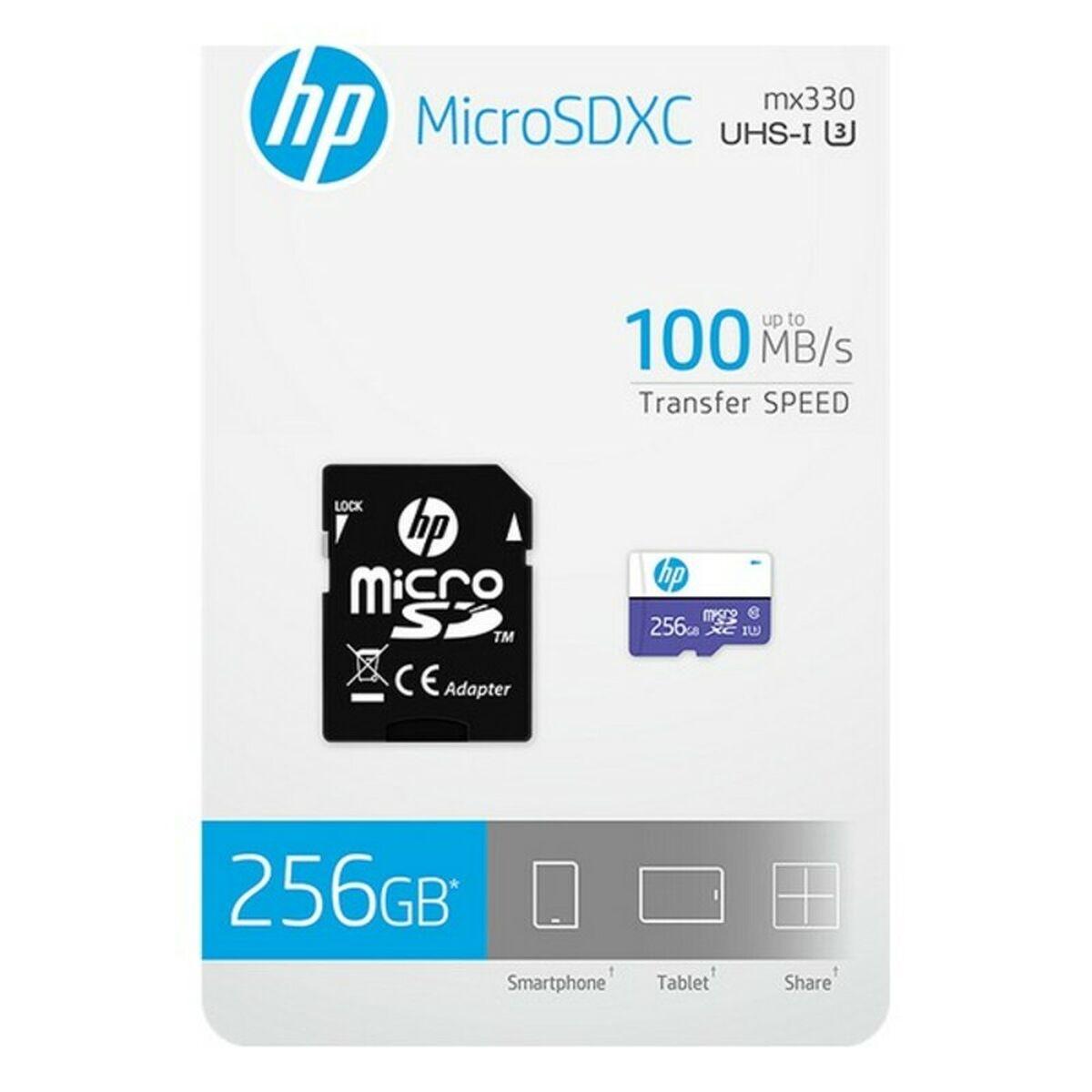 Tarjeta de Memoria Micro SD con Adaptador HP HFUD 256 GB