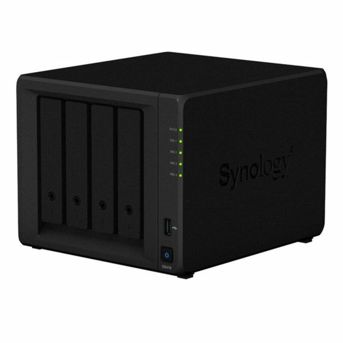 Almacenamiento en Red NAS Synology DS418 Realtek RTD1296 2 GB DDR4 21 dB 48 TB