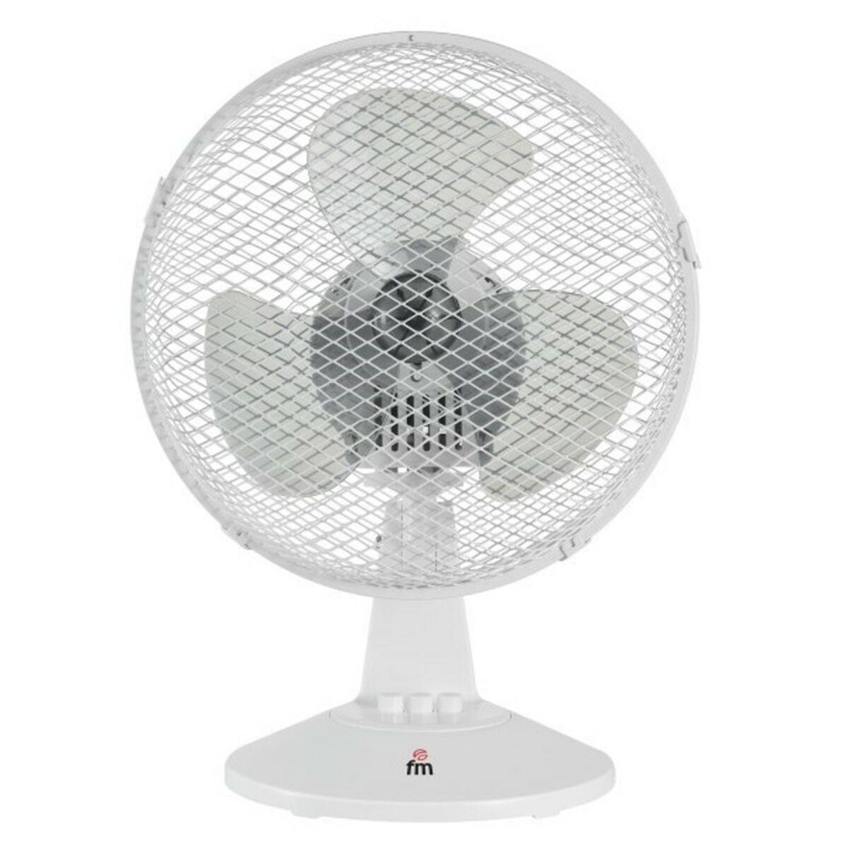 Ventilador de Sobremesa Grupo FM 65786 25 W Ø 23 cm Blanco