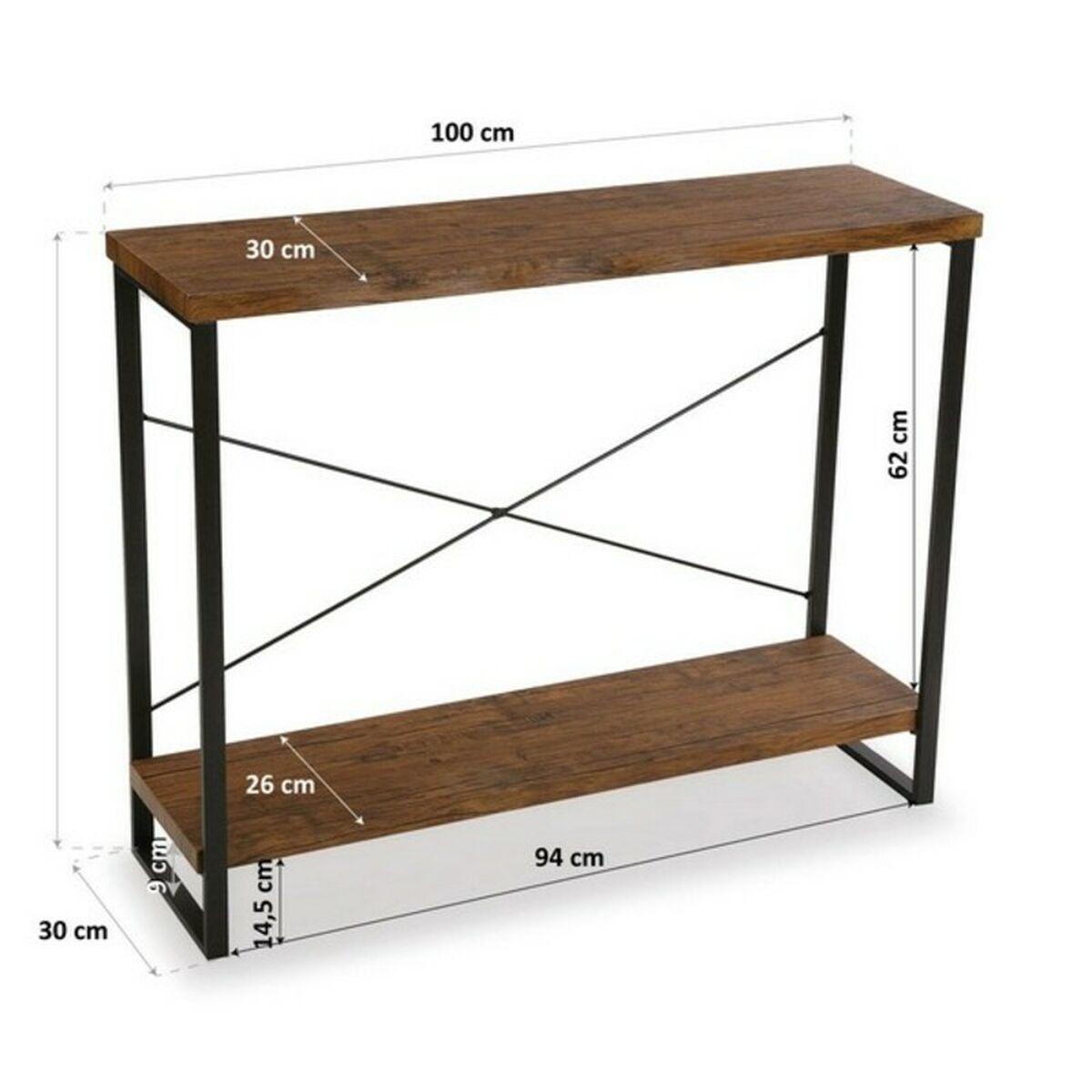 Mesa auxiliar Taline Versa 10330131 Oscuro Madera (30 x 80 x 100 cm)