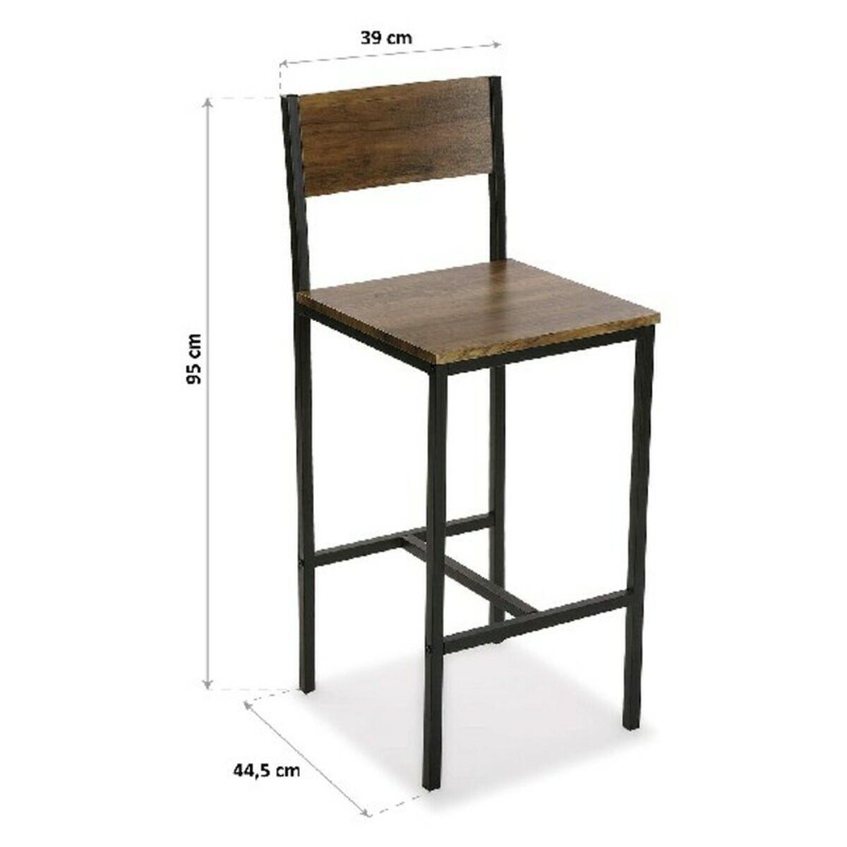 Conjunto de Mesa con 2 Sillas Sena Madera MDF (45 x 97 x 89 cm)
