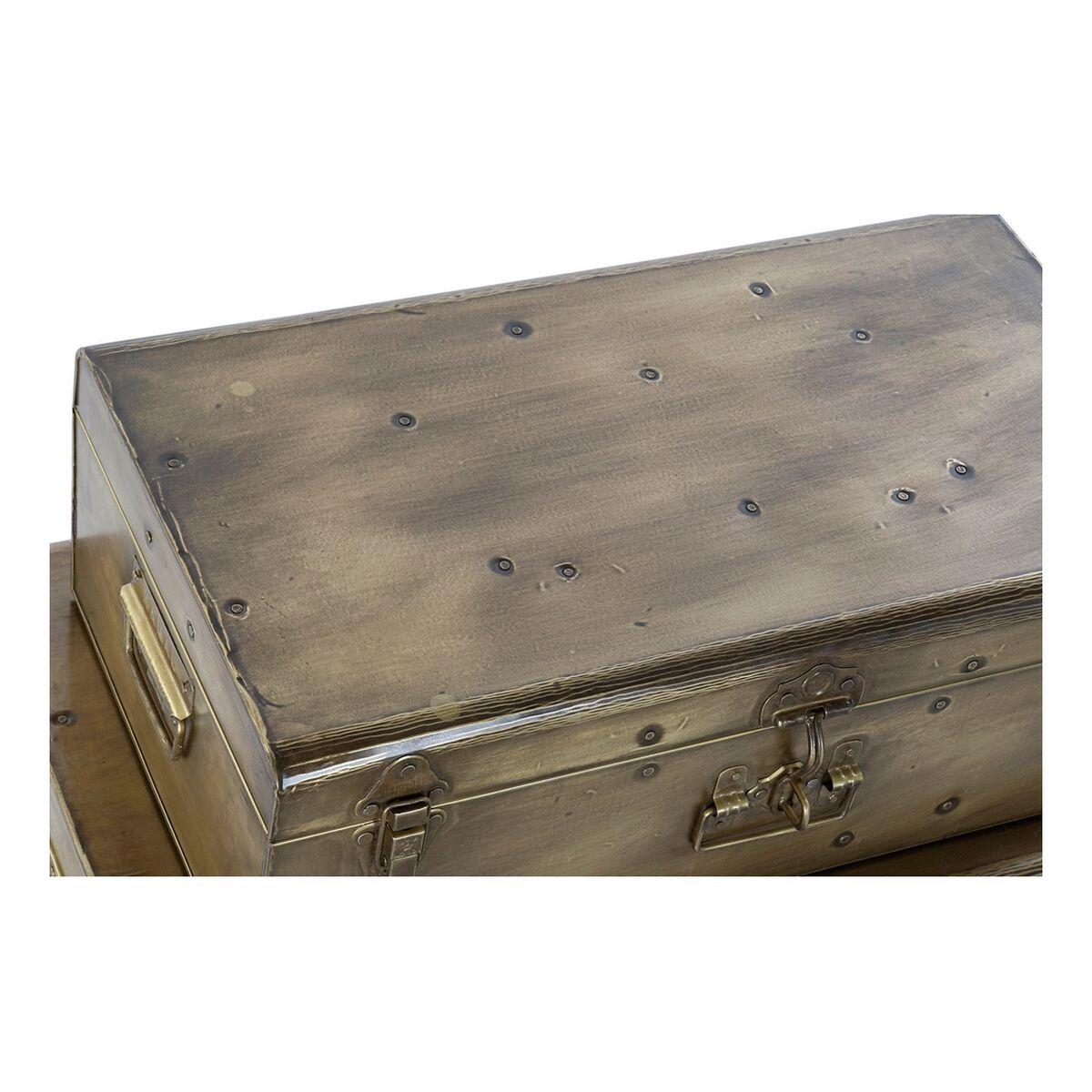 Baúl DKD Home Decor Metal 67 x 41 x 26 cm