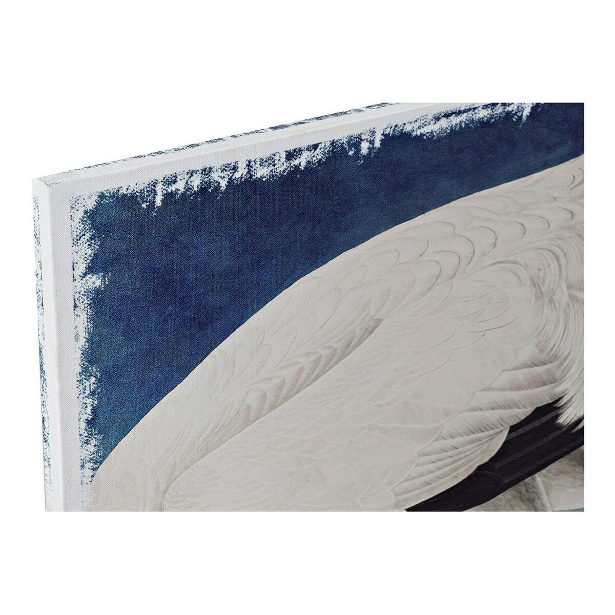 Cuadro DKD Home Decor Heron Pájaro Oriental (50 x 1,8 x 70 cm) (2 Unidades)
