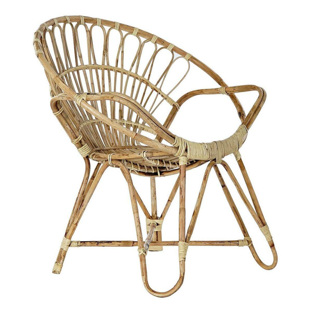 Sillón de jardín DKD Home Decor Natural 77 x 58 x 85 cm