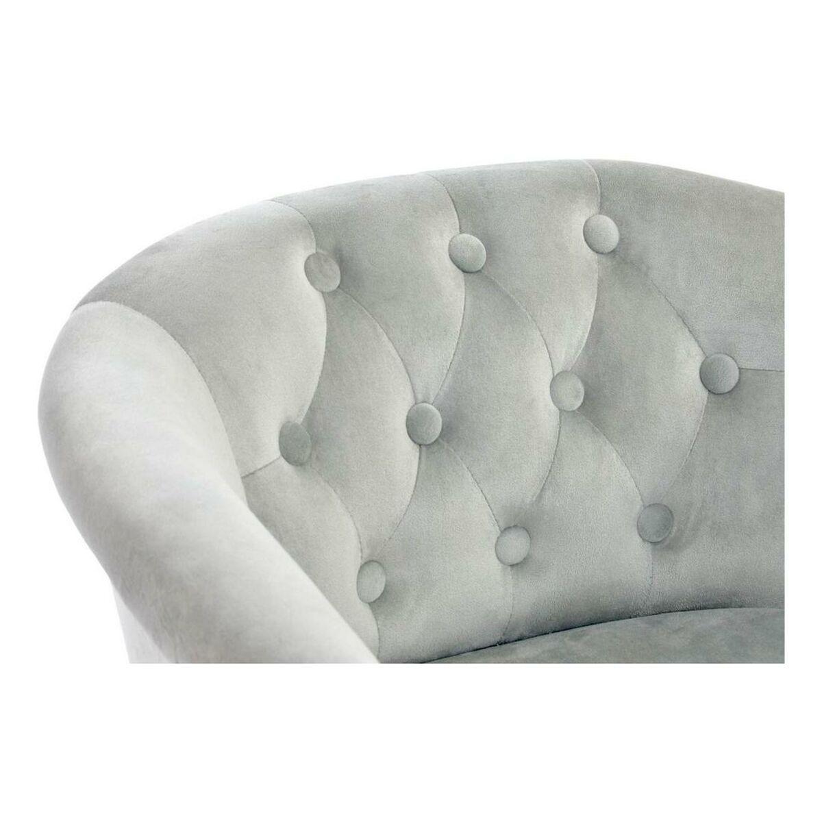 Sillón DKD Home Decor 8424001543137 Gris Multicolor Madera de caucho 62 x 58 x 69 cm