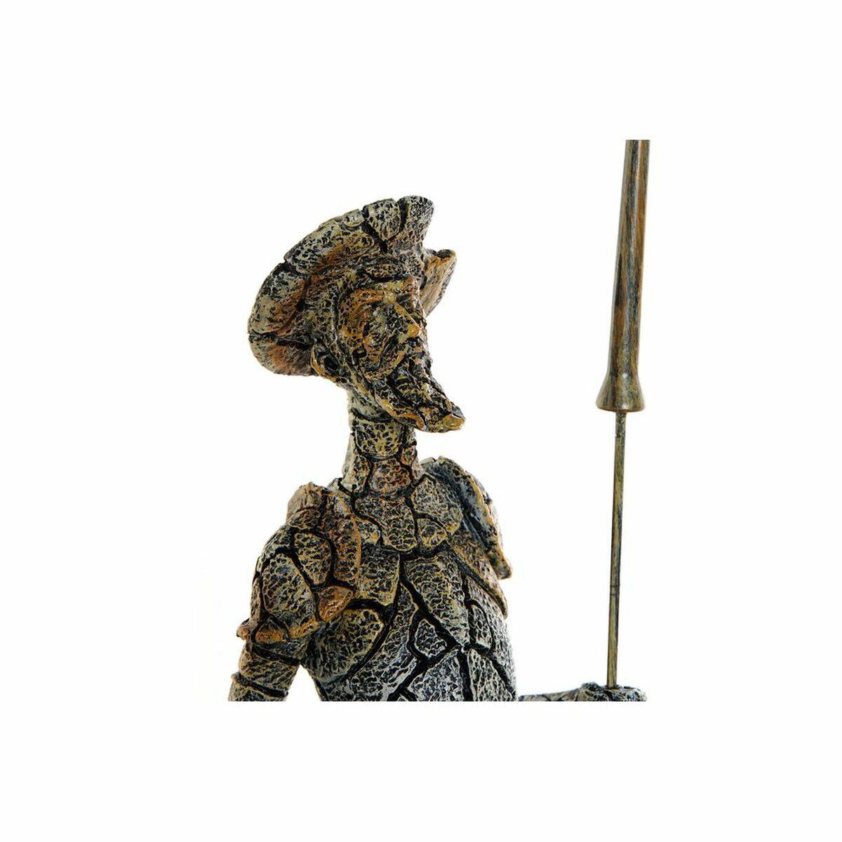 Figura Decorativa DKD Home Decor Don Quijote Marrón Beige Resina 12 x 11 x 51 cm