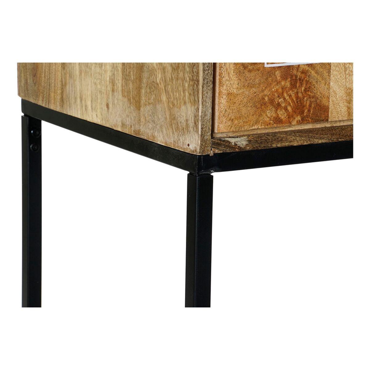 Aparador DKD Home Decor Blanco Negro Dorado Marrón oscuro 84 x 43 x 152 cm