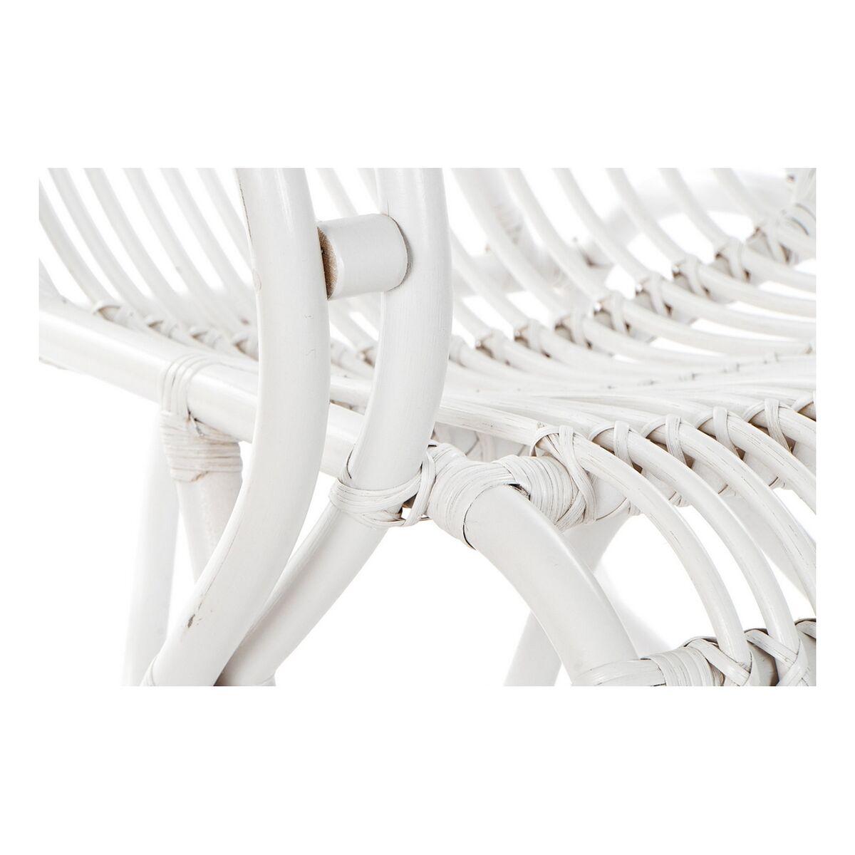 Mecedora DKD Home Decor Blanco 75 x 85 x 85 cm