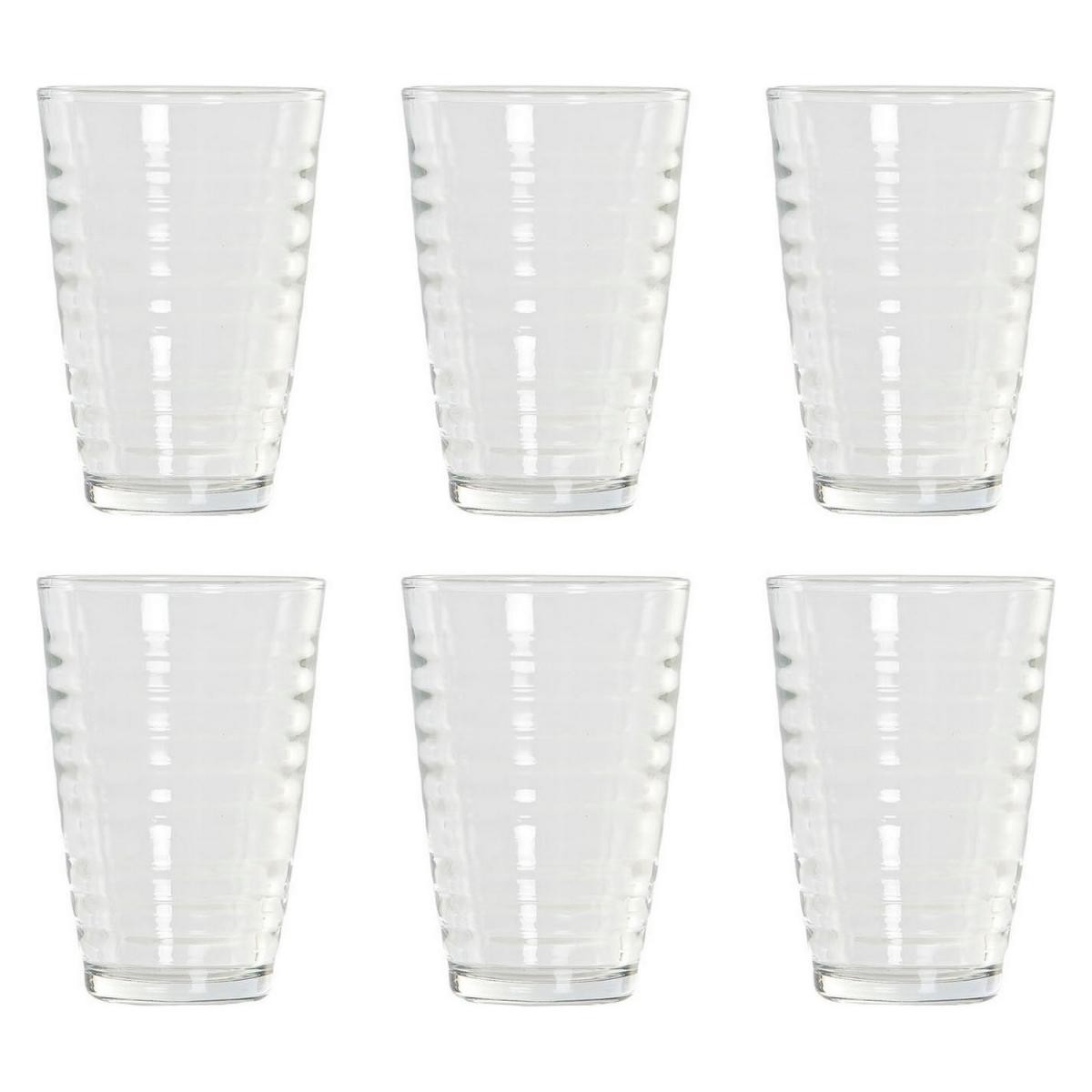 Set de Vasos DKD Home Decor 8424001836048 Transparente Cristal 300 ml (6 pcs)