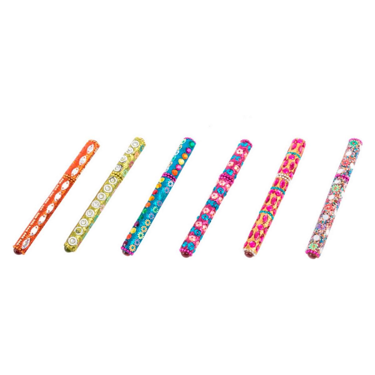 Bolígrafo DKD Home Decor Acrílico Metal (6 pcs)