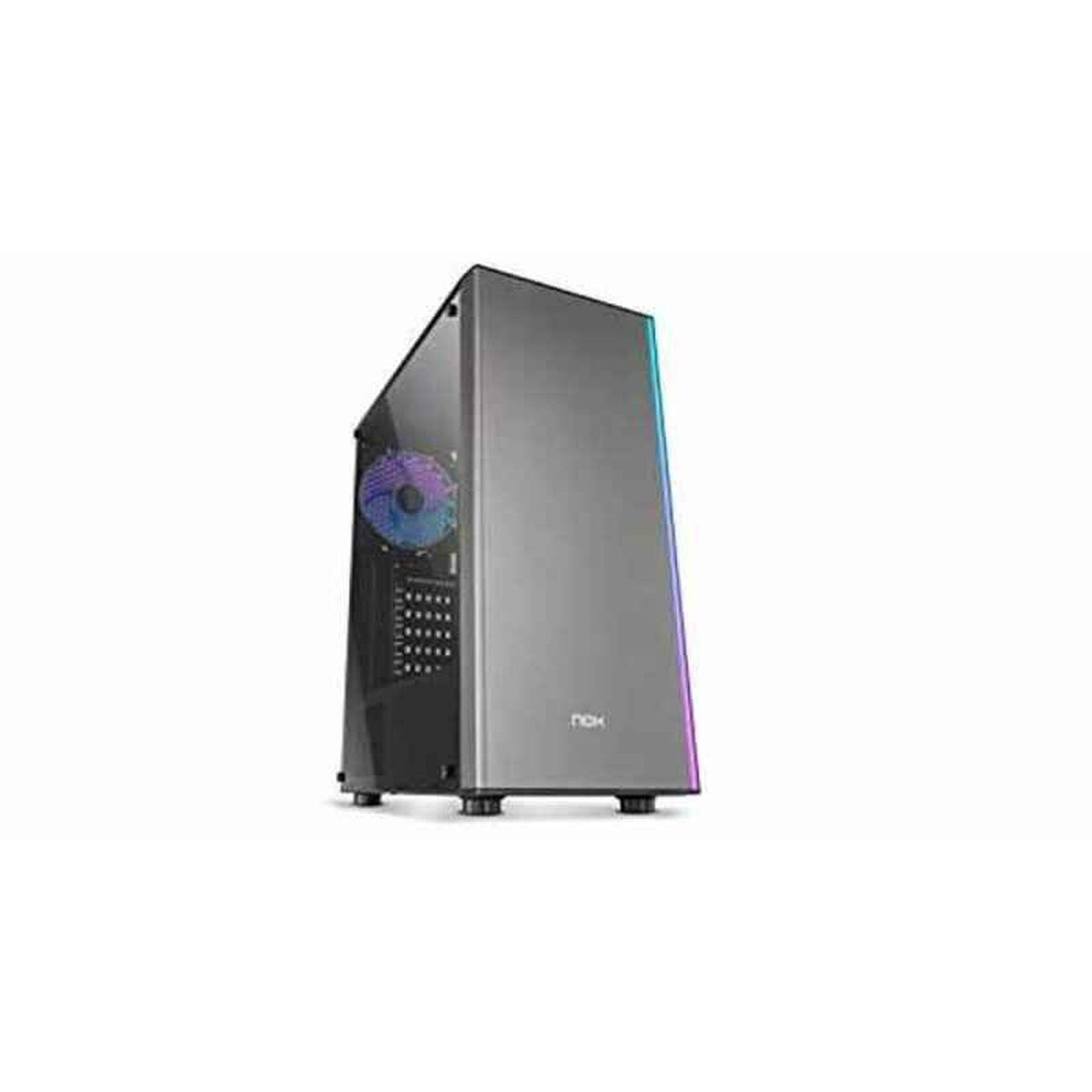 Caja Semitorre ATX Nox NXINFTYOMEGA LED RGB Negro Gris