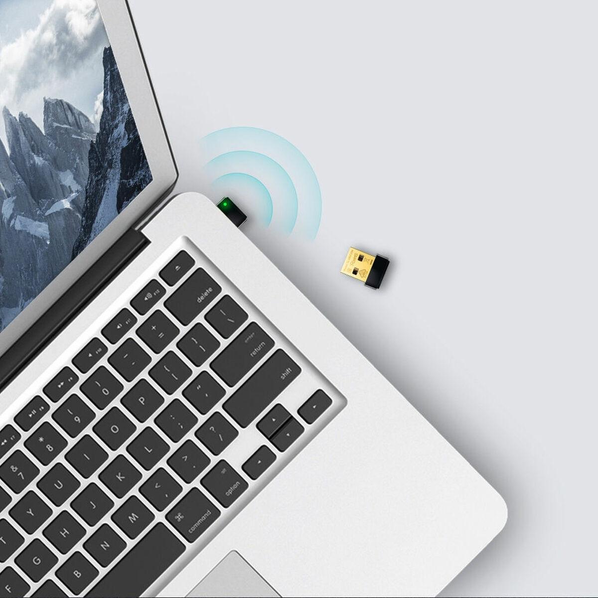 Adaptador de Red TP-Link N150 Nano WIFI 5 Ghz 150 Mbit/s Negro