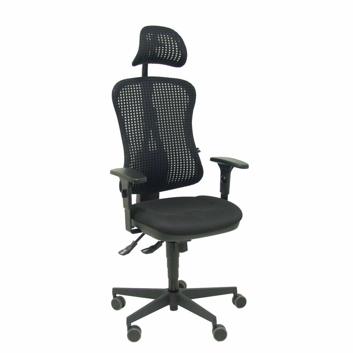 Silla de Oficina con Cabecero Agudo Piqueras y Crespo 840B23C Negro