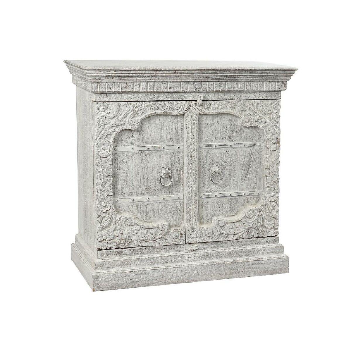 Cómoda DKD Home Decor 8424001858354 Metal Blanco Madera de mango Árabe 100 x 43 x 100 cm Decapé