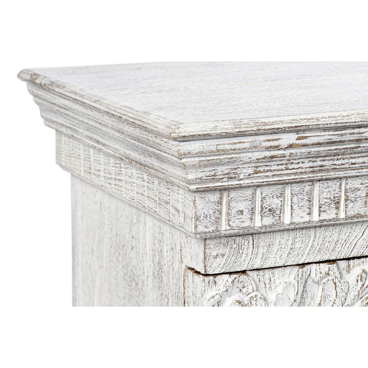 Cómoda DKD Home Decor 8424001858354 Metal Blanco Madera de mango Árabe 100 x 43 x 100 cm Decapé