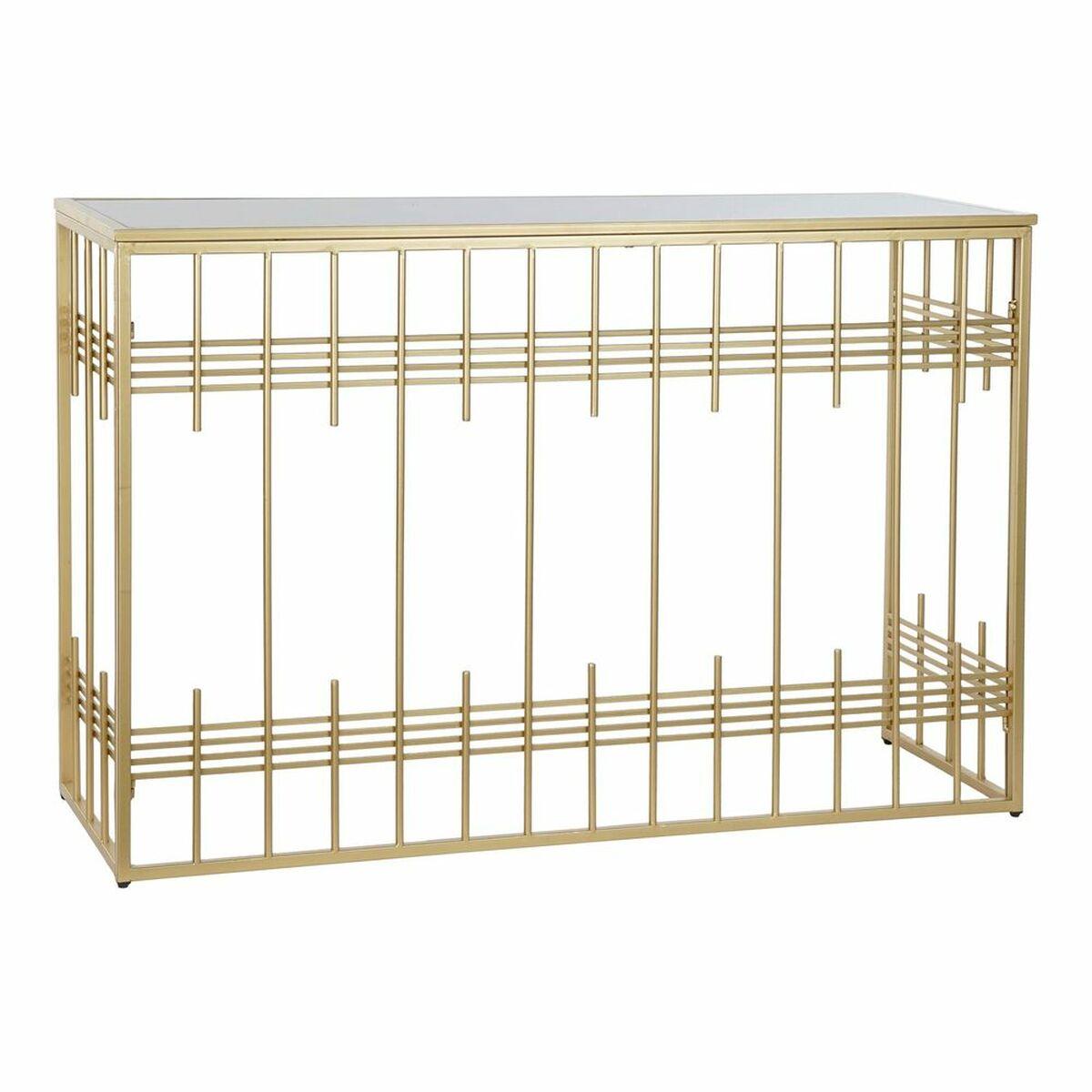 Recibidor DKD Home Decor Negro Dorado 120 x 40 x 81 cm