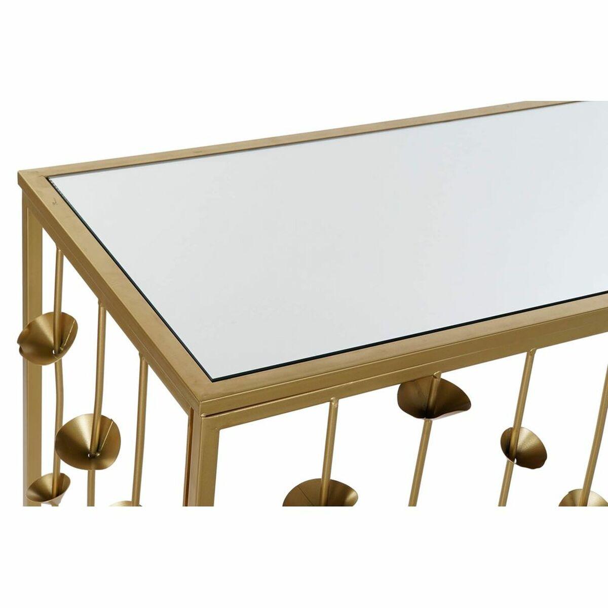 Consola DKD Home Decor 120 x 43 x 81 cm Espejo Dorado Metal