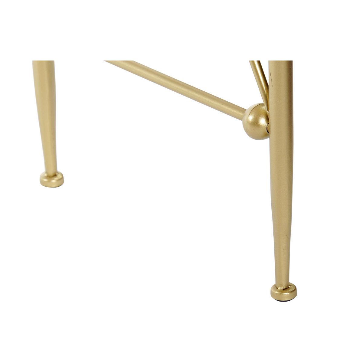 Consola DKD Home Decor Dorado Metal Mármol 119 x 33 x 80 cm