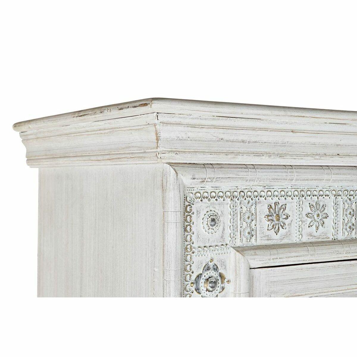 Armario DKD Home Decor MB-182006 100 x 40 x 181 cm Madera Blanco Madera de mango